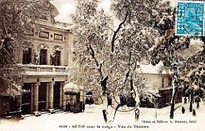 Setif - Le Theatre -  Sous la neige